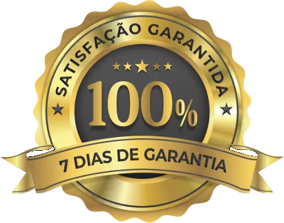 Selo de satisfação garantida: 7 dias de garantia
